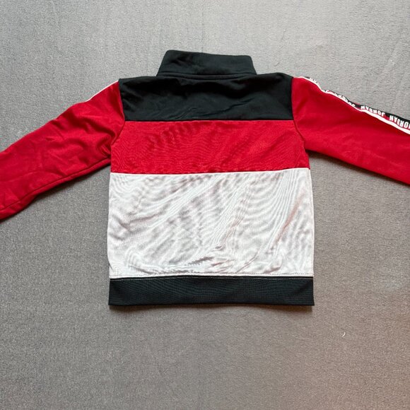 Air Jordan Boys Zip Up Track Jacket/Red & Black/24 months/Basketball - Picture 2 of 5
